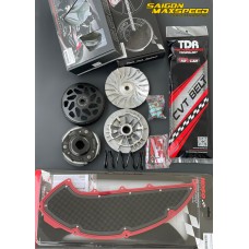 Full Set Combo Bộ Nồi KOSO Hiệu Suất Cao Trước và Sau Kèm Dây Curoa TDR Yamaha NVX155 (chính hãng)